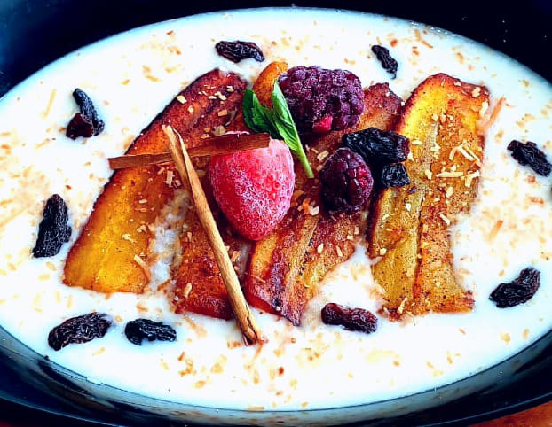 Plátanos al coco