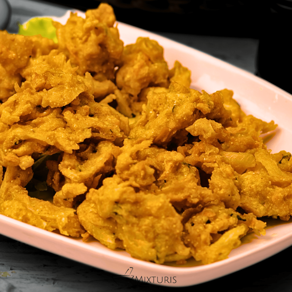 Pakoras Mixturis Comida India
