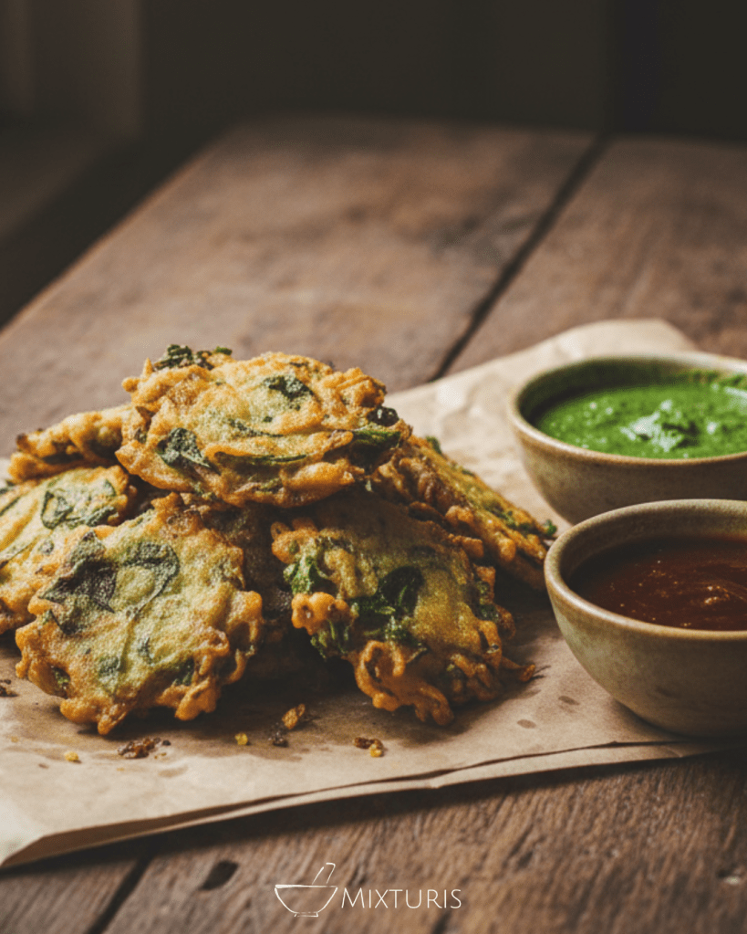 Las pakoras como cocina humilde, de&nbsp;temporada