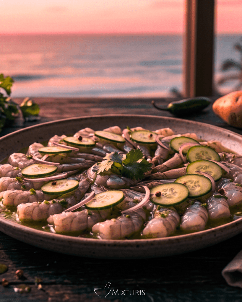 Aguachile, frescura, sabor, técnica, frescura, verano, mar