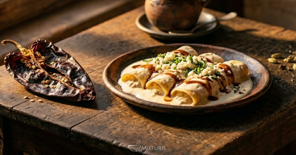 Enchiladas de nata: el lado más cremoso y mestizo de la cocina mexicana