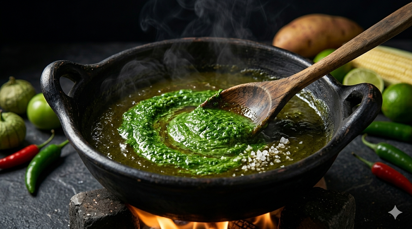 Mole verde oaxaqueño: la receta auténtica con espinazo y hierba santa