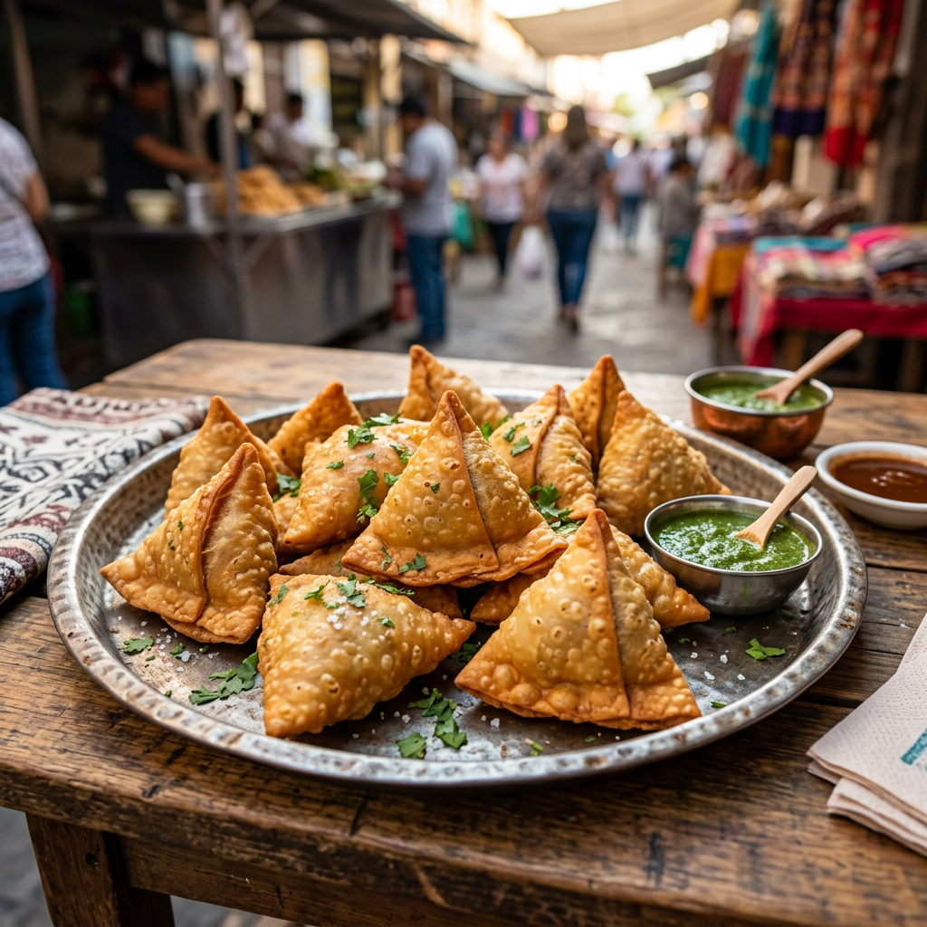 Samosas: la historia de un bocado que viajó hasta India