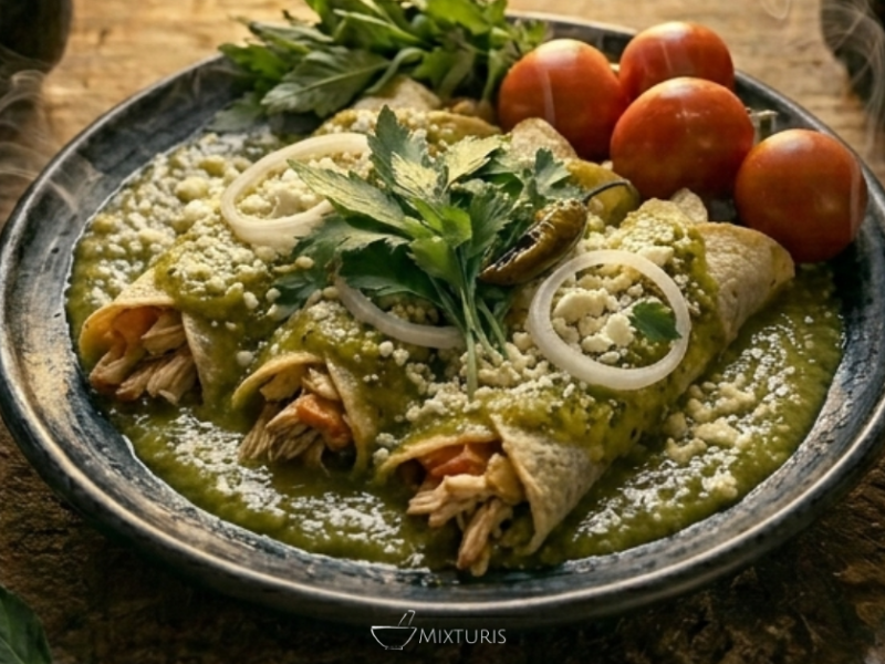 Enchiladas Verdes Estilo Hidalgo: La Mesa del Pueblo que Aprendió a Cocinar con el&nbsp;Desierto