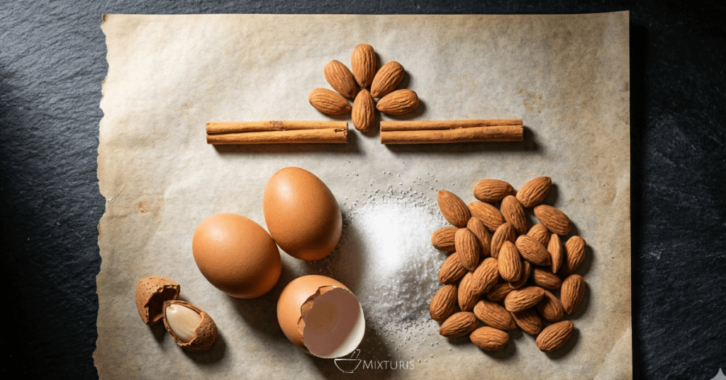 Ingredientes para la Tarta de Santiago