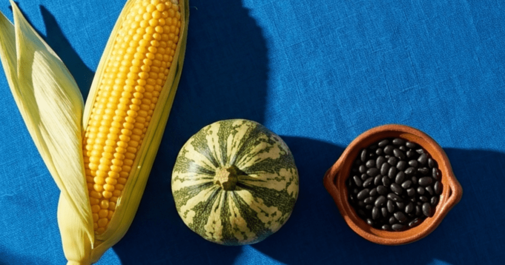 Elote, calabaza y frijoles,la triada de la comida prehispánica
